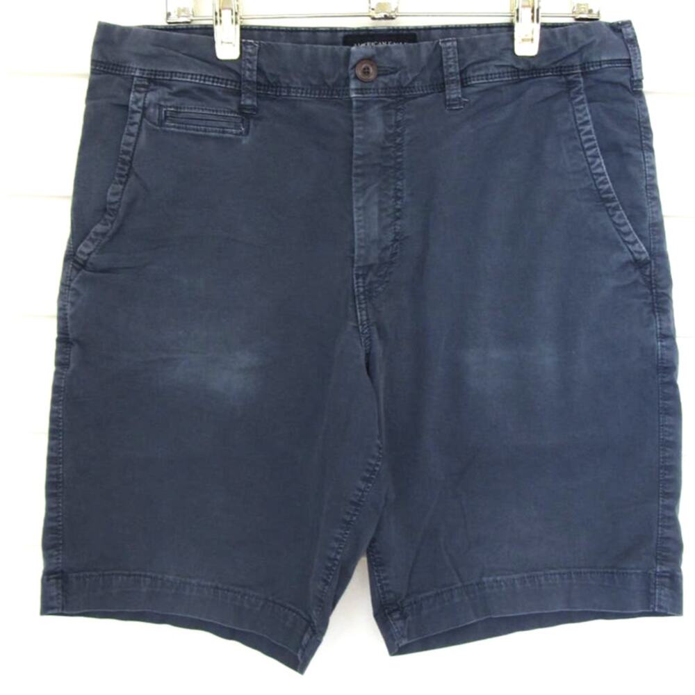 American Eagle 33 Waist Khaki Shorts Faded Gray